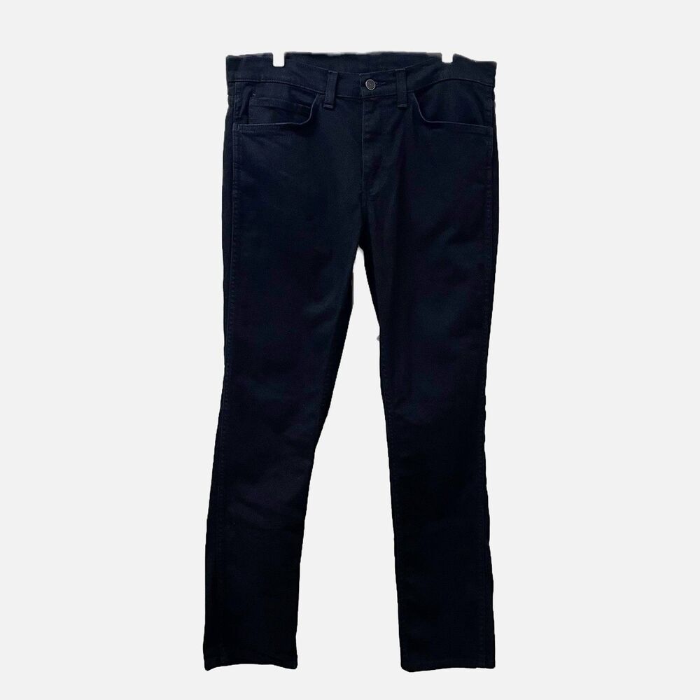 Levi’s 511 Black Denim Black Label Slim Fit Tapered Leg Size 34 X32